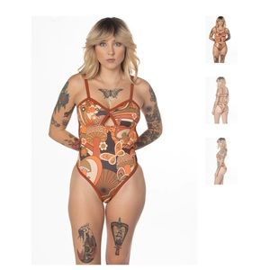 Cheeky one piece bathing suite